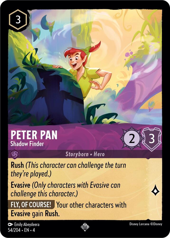 Peter Pan - Shadow Finder (54/204) [Ursula's Return] | Jack's On Queen