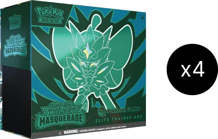 Scarlet & Violet: Twilight Masquerade - Elite Trainer Box Case (Pokemon Center Exclusive) | Jack's On Queen