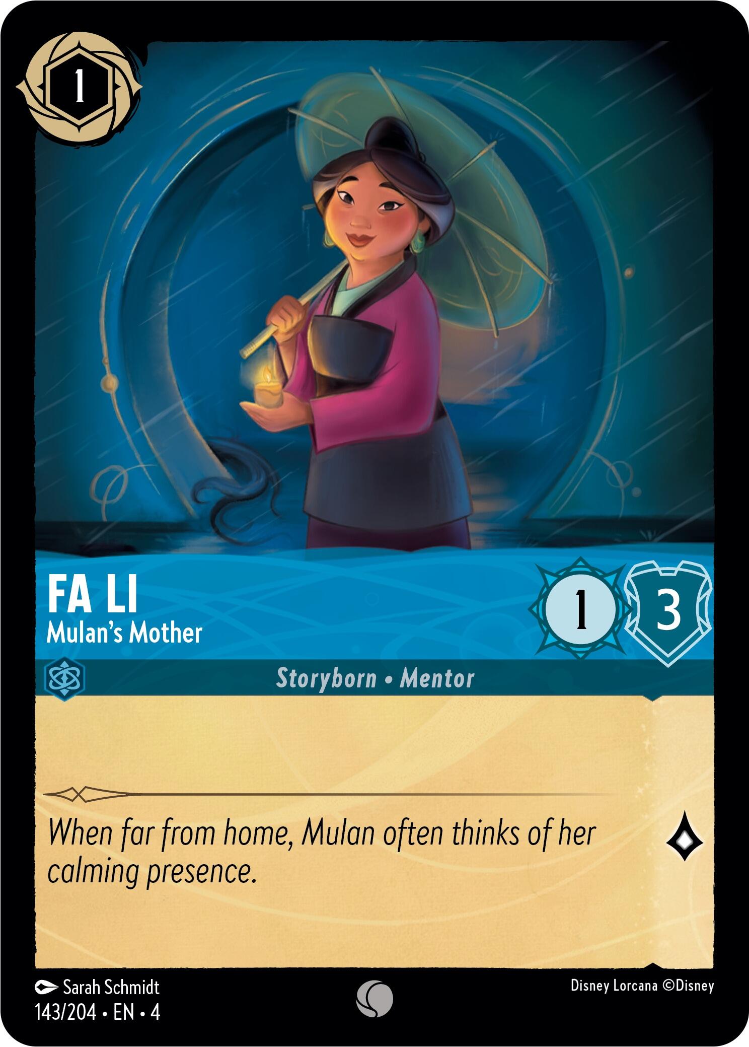 Fa Li - Mulan's Mother (143/204) [Ursula's Return] | Jack's On Queen