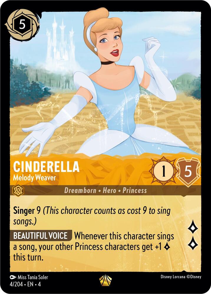 Cinderella - Melody Weaver (4/204) [Ursula's Return] | Jack's On Queen