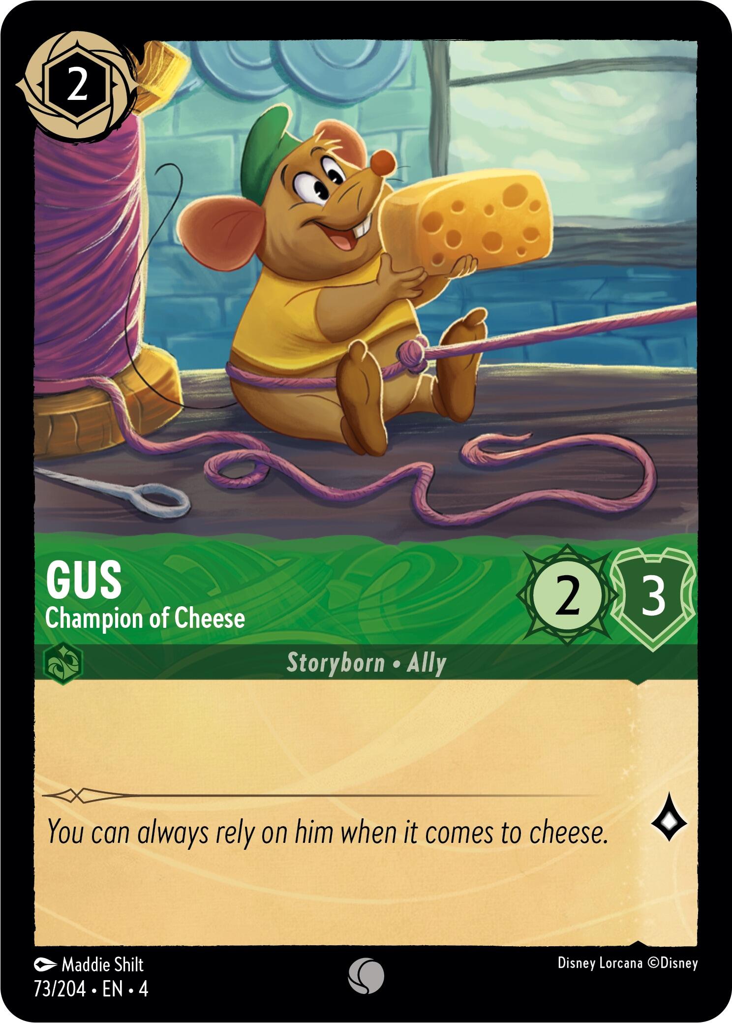 Gus - Champion of Cheese (73/204) [Ursula's Return] | Jack's On Queen