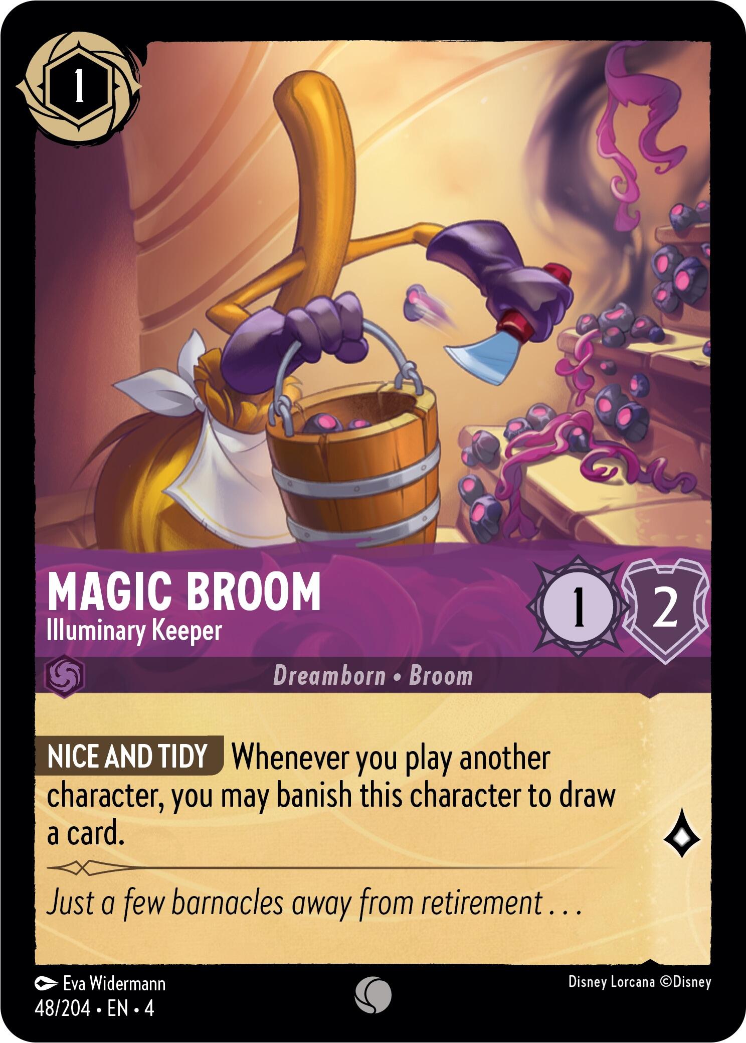 Magic Broom - Illuminary Keeper (48/204) [Ursula's Return] | Jack's On Queen