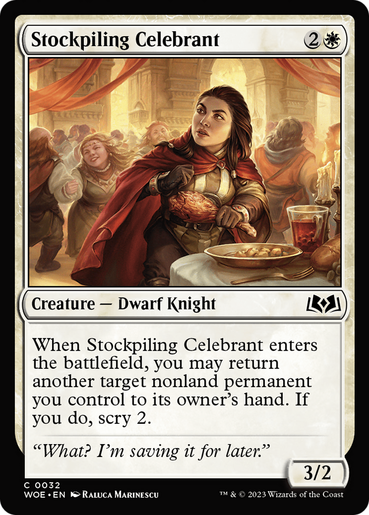 Stockpiling Celebrant [Wilds of Eldraine] | Jack's On Queen