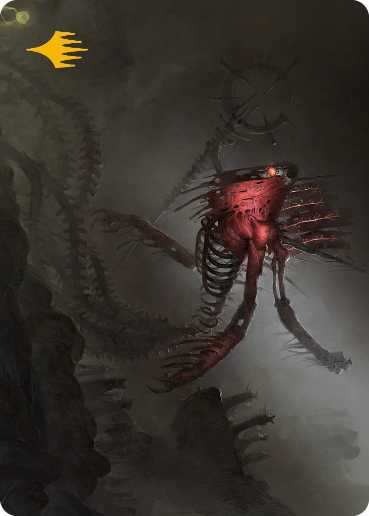 Drivnod, Carnage Dominus Art Card (Gold-Stamped Signature) [Phyrexia: All Will Be One Art Series] | Jack's On Queen