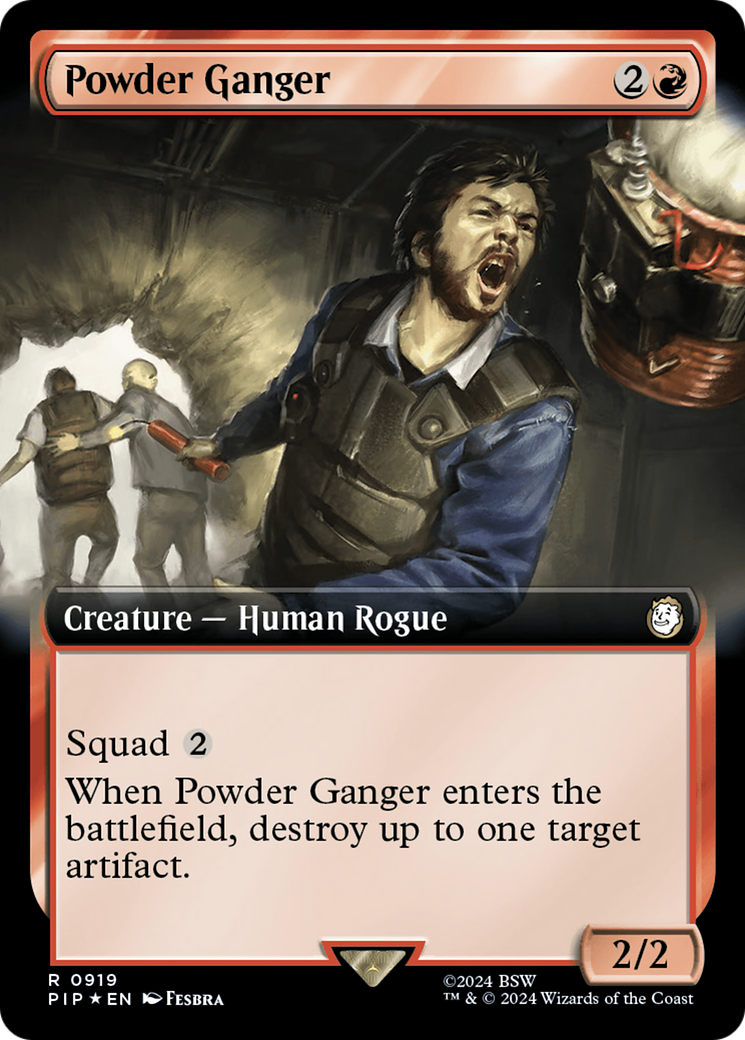 Powder Ganger (Extended Art) (Surge Foil) [Fallout] | Jack's On Queen