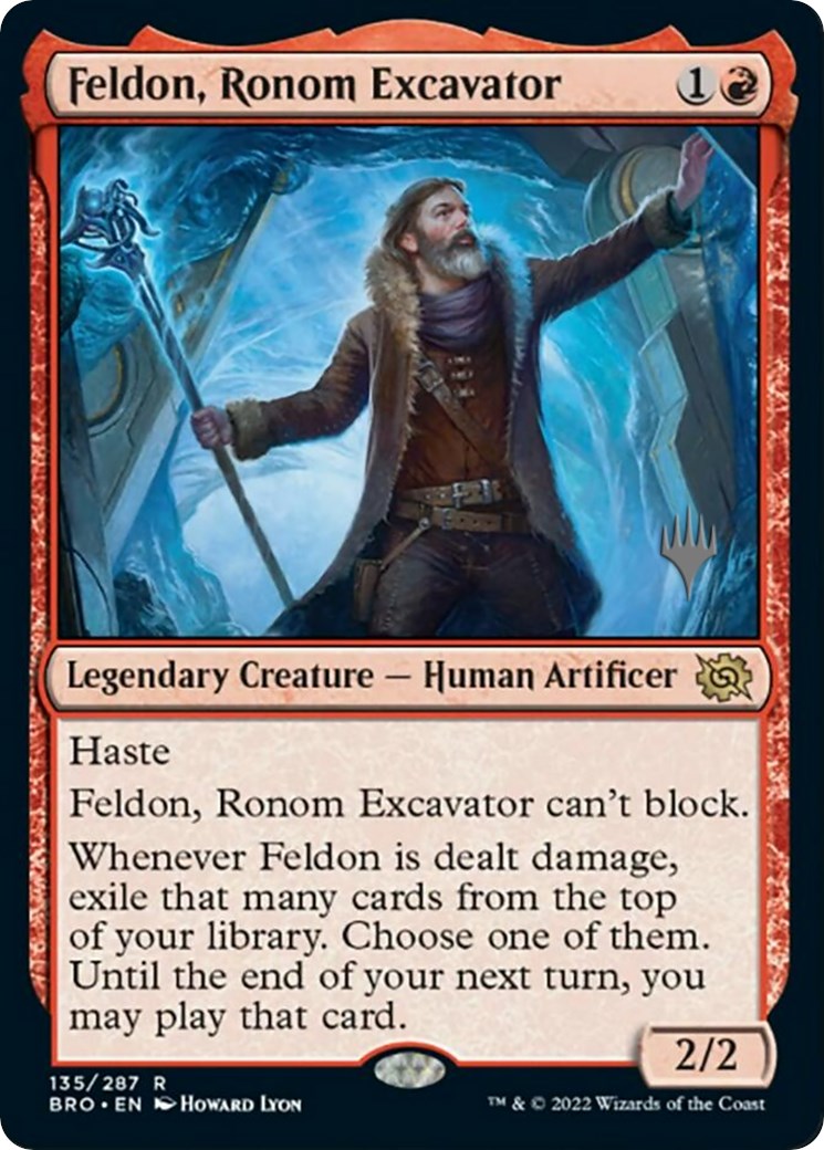 Feldon, Ronom Excavator (Promo Pack) [The Brothers' War Promos] | Jack's On Queen