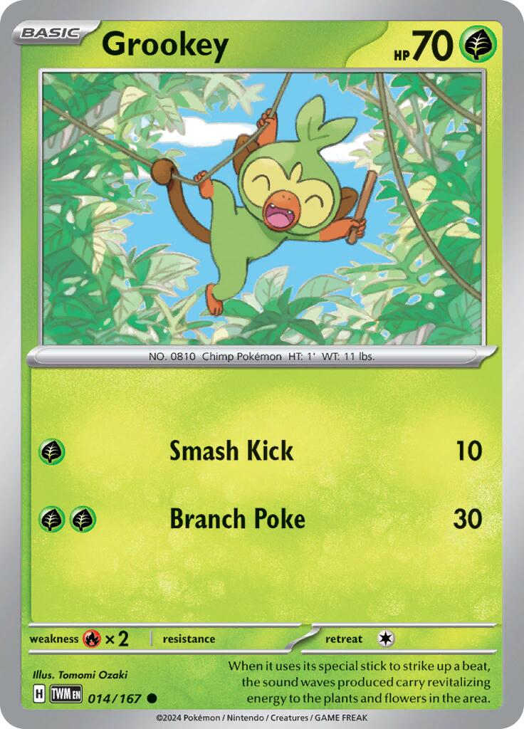 Grookey (014/167) [Scarlet & Violet: Twilight Masquerade] | Jack's On Queen