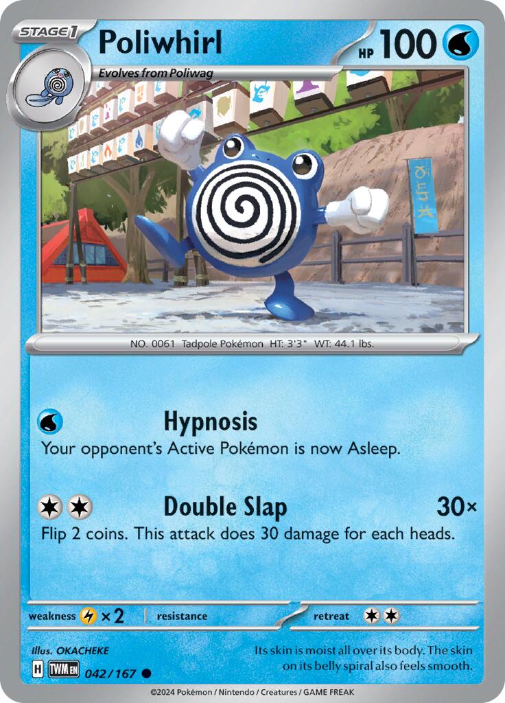 Poliwhirl (042/167) [Scarlet & Violet: Twilight Masquerade] | Jack's On Queen