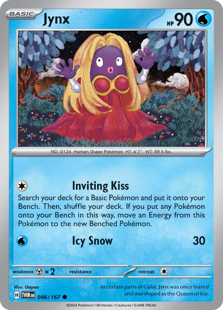 Jynx (046/167) [Scarlet & Violet: Twilight Masquerade] | Jack's On Queen