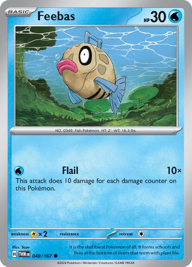 Feebas (049/167) [Scarlet & Violet: Twilight Masquerade] | Jack's On Queen