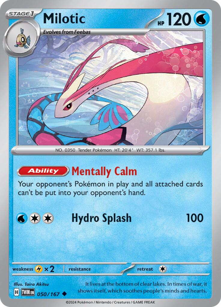 Milotic (050/167) [Scarlet & Violet: Twilight Masquerade] | Jack's On Queen