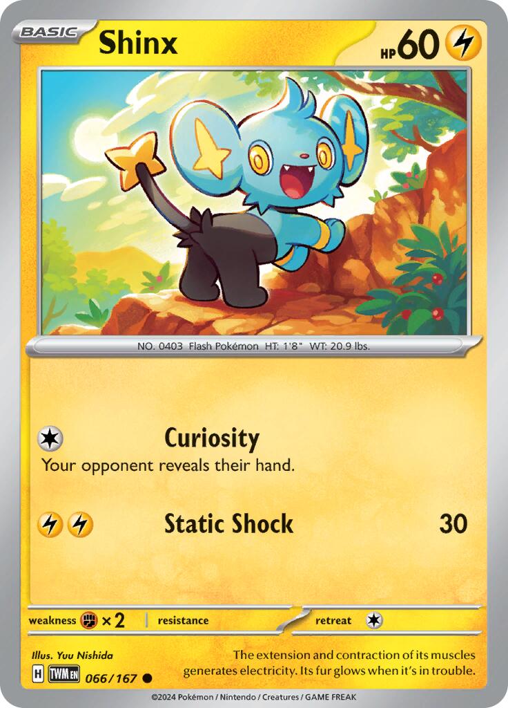 Shinx (066/167) [Scarlet & Violet: Twilight Masquerade] | Jack's On Queen