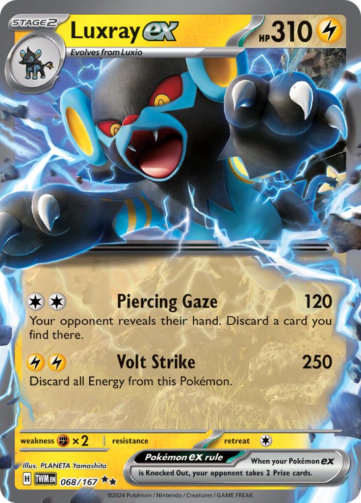 Luxray ex (068/167) [Scarlet & Violet: Twilight Masquerade] | Jack's On Queen