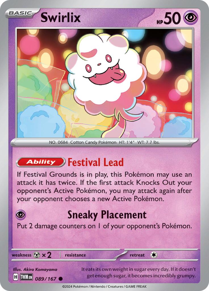 Swirlix (089/167) [Scarlet & Violet: Twilight Masquerade] | Jack's On Queen