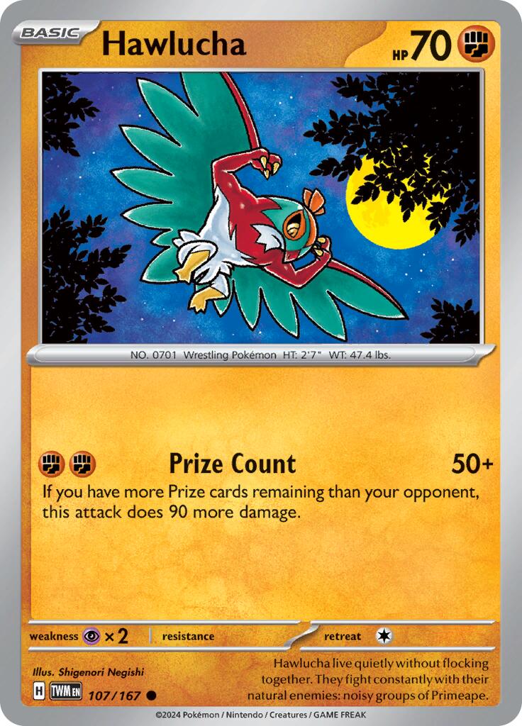 Hawlucha (107/167) [Scarlet & Violet: Twilight Masquerade] | Jack's On Queen