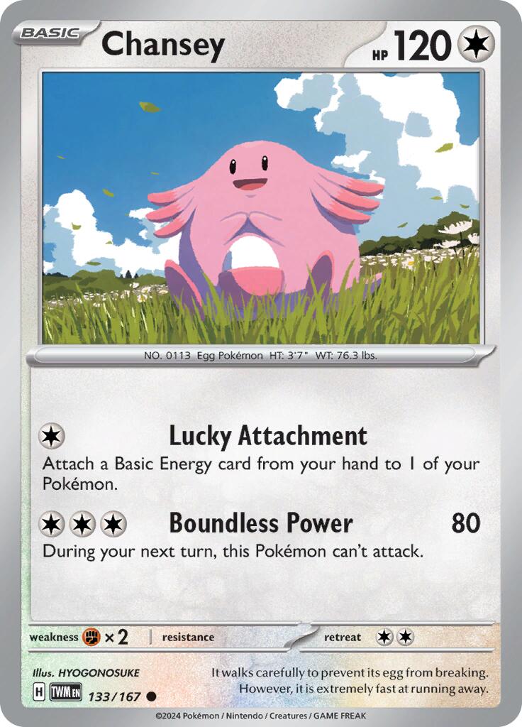 Chansey (133/167) [Scarlet & Violet: Twilight Masquerade] | Jack's On Queen