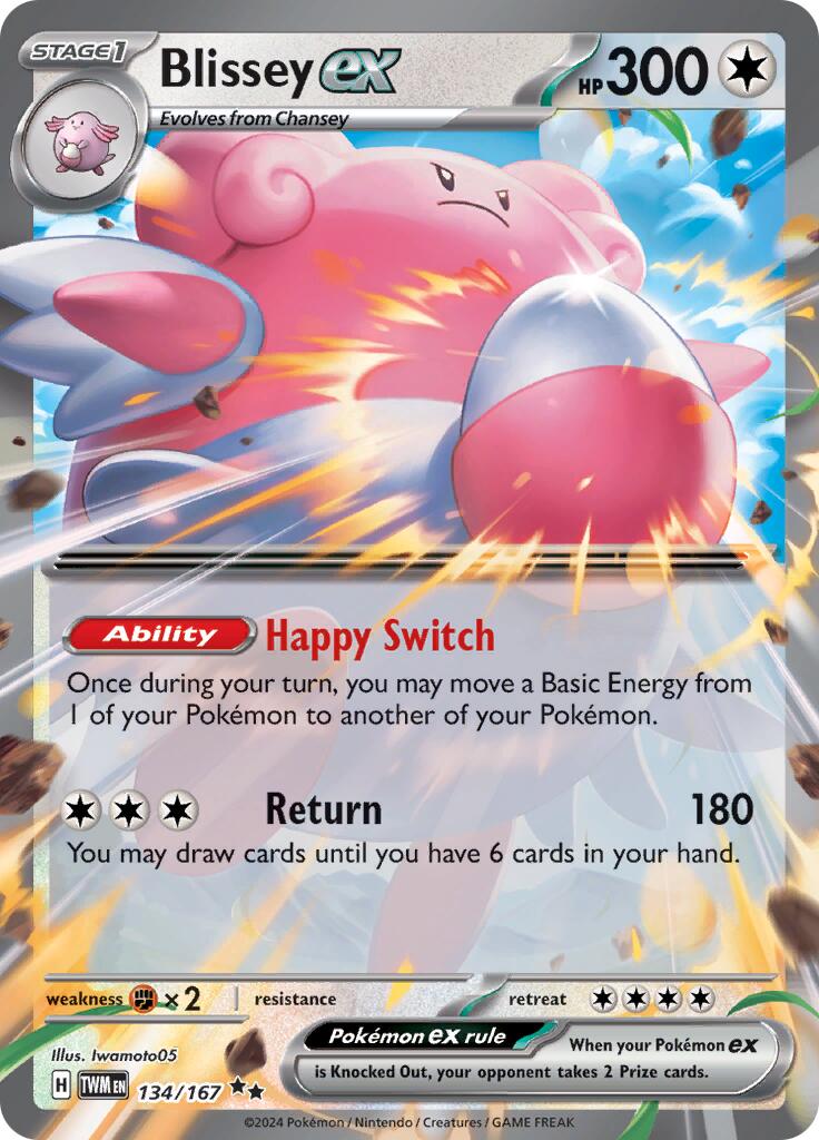 Blissey ex (134/167) [Scarlet & Violet: Twilight Masquerade] | Jack's On Queen