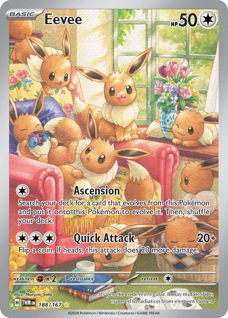 Eevee (188/167) [Scarlet & Violet: Twilight Masquerade] | Jack's On Queen