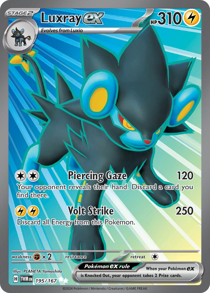 Luxray ex (195/167) [Scarlet & Violet: Twilight Masquerade] | Jack's On Queen