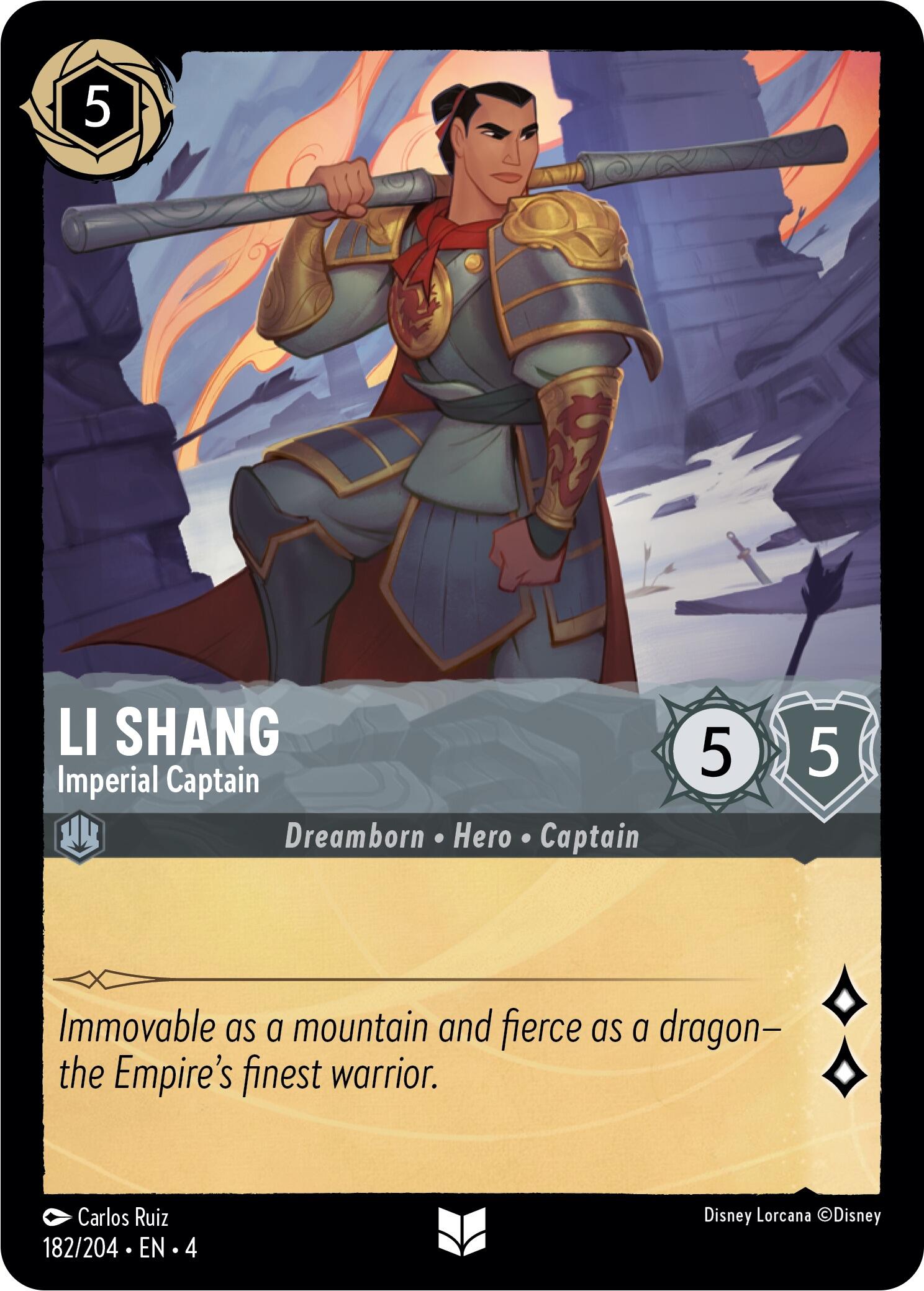 Li Shang - Imperial Captain (182/204) [Ursula's Return] | Jack's On Queen