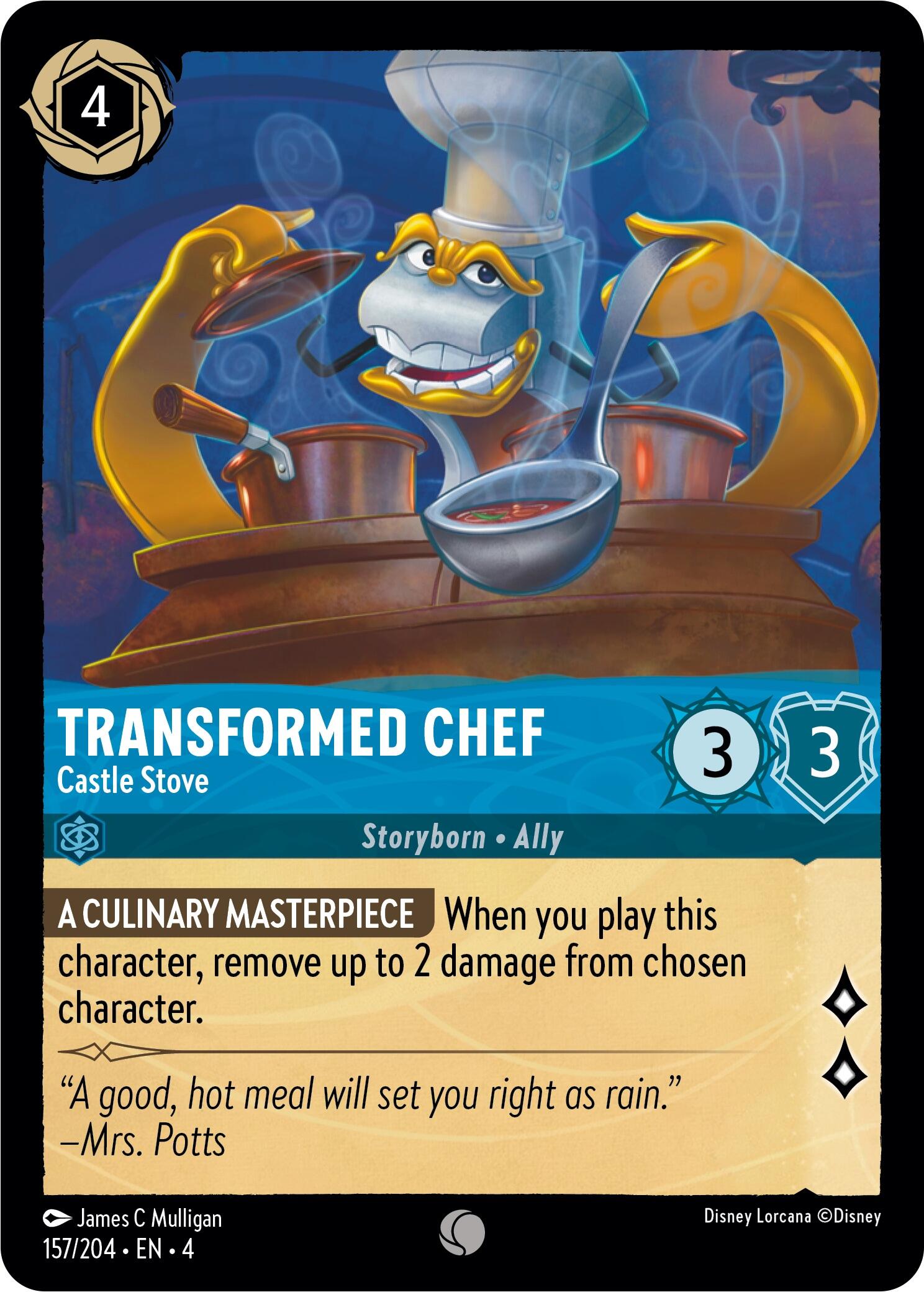 Transformed Chef - Castle Stove (157/204) [Ursula's Return] | Jack's On Queen