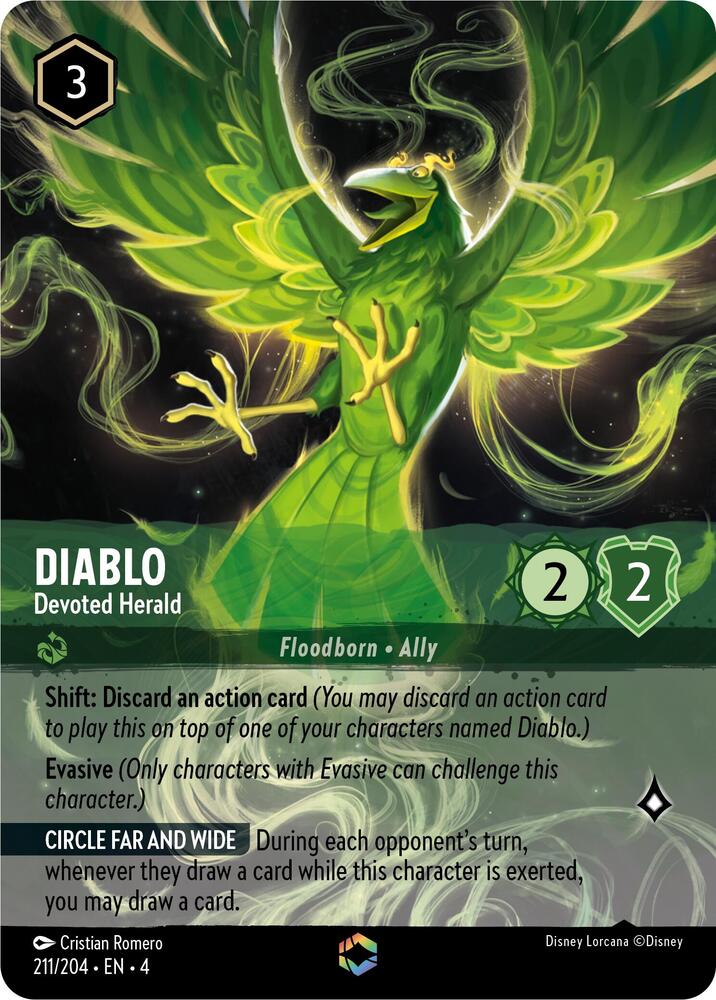 Diablo - Devoted Herald (Enchanted) (211/204) [Ursula's Return] | Jack's On Queen