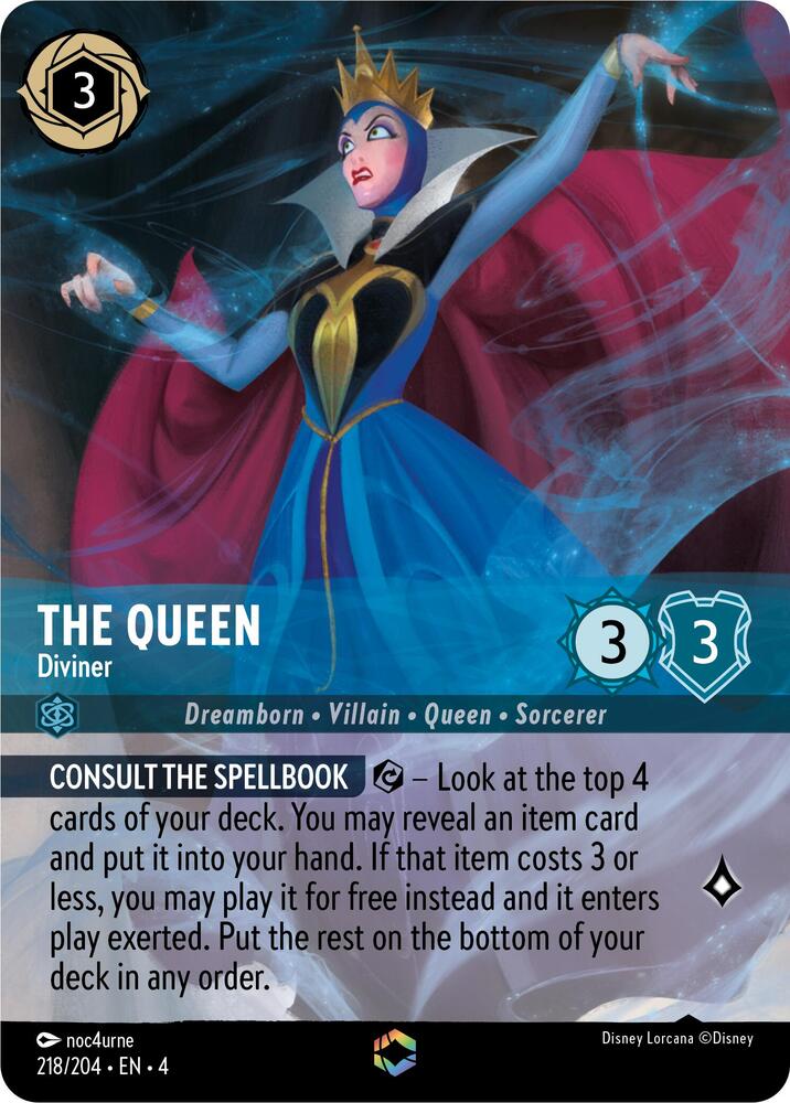 The Queen - Diviner (Enchanted) (218/204) [Ursula's Return] | Jack's On Queen