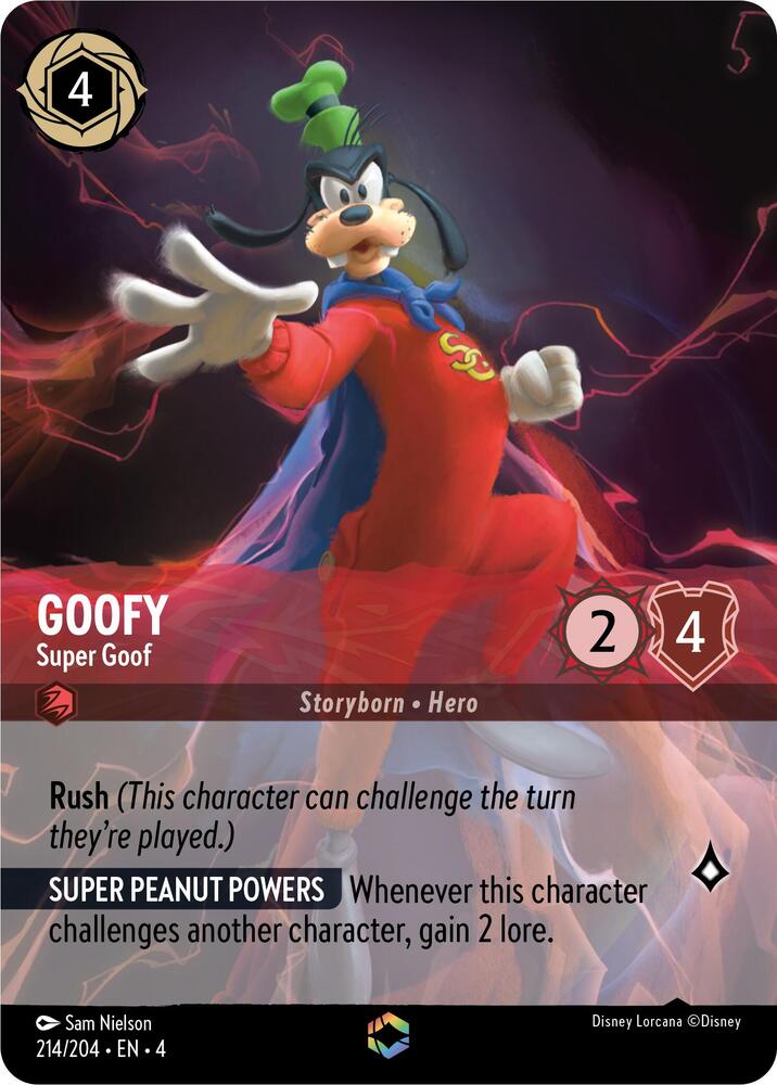 Goofy - Super Goof (Enchanted) (214/204) [Ursula's Return] | Jack's On Queen