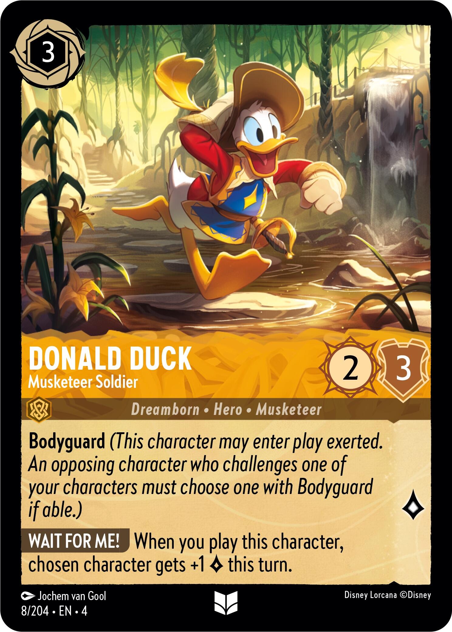 Donald Duck - Musketeer Soldier (8/204) [Ursula's Return] | Jack's On Queen