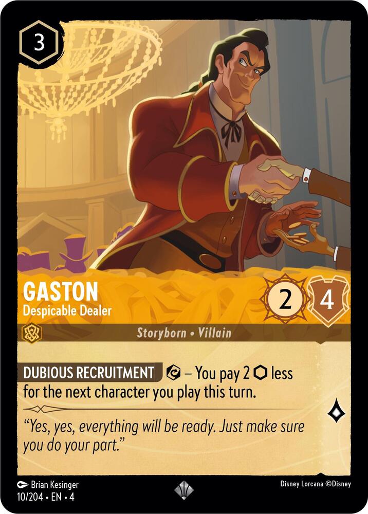 Gaston - Despicable Dealer (10/204) [Ursula's Return] | Jack's On Queen
