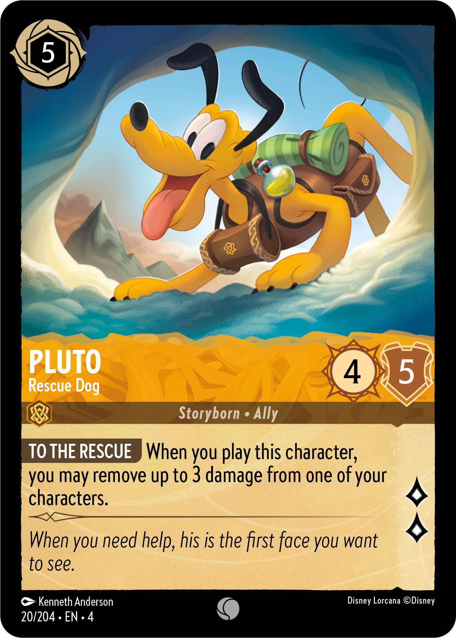 Pluto - Rescue Dog (20/204) [Ursula's Return] | Jack's On Queen