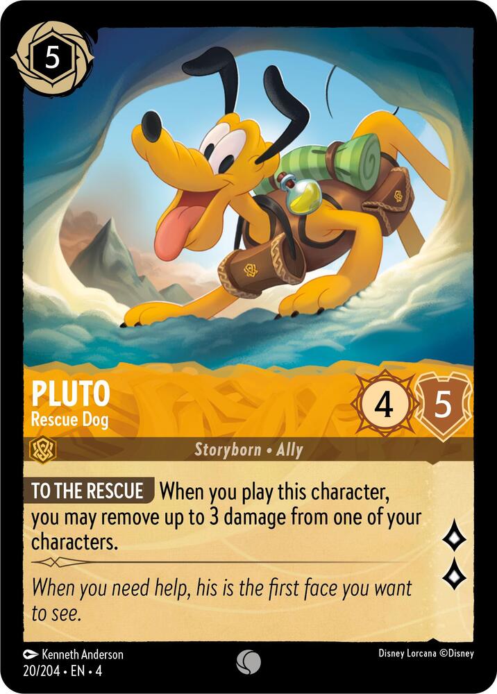 Pluto - Rescue Dog (20/204) [Ursula's Return] | Jack's On Queen