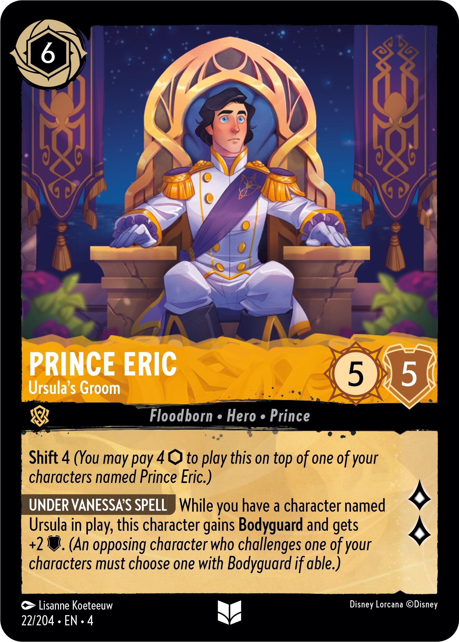 Prince Eric - Ursula's Groom (22/204) [Ursula's Return] | Jack's On Queen