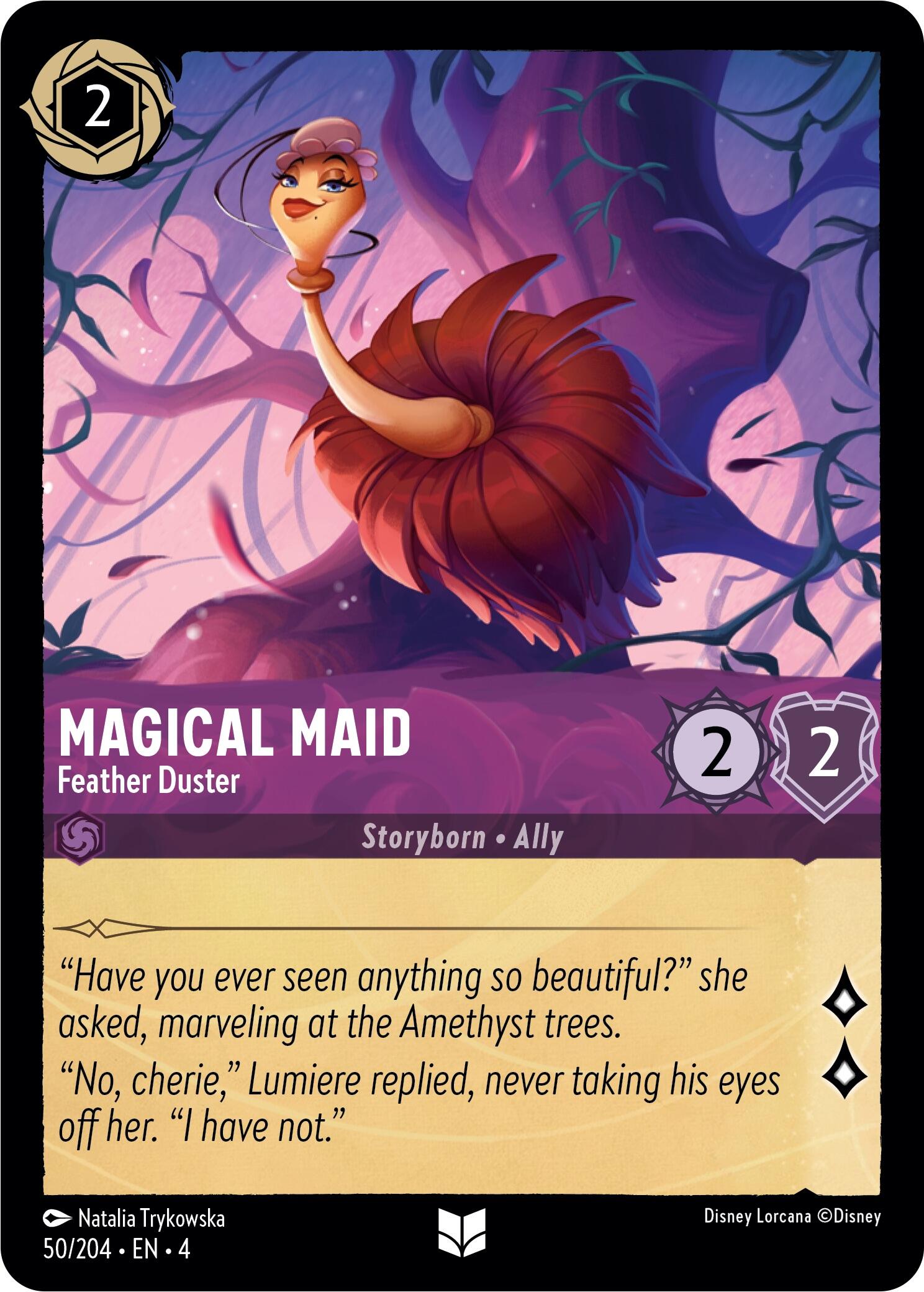 Magical Maid - Feather Duster (50/204) [Ursula's Return] | Jack's On Queen