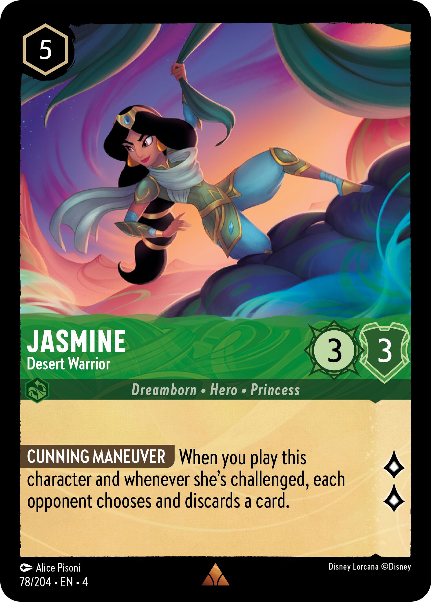 Jasmine - Desert Warrior (78/204) [Ursula's Return] | Jack's On Queen