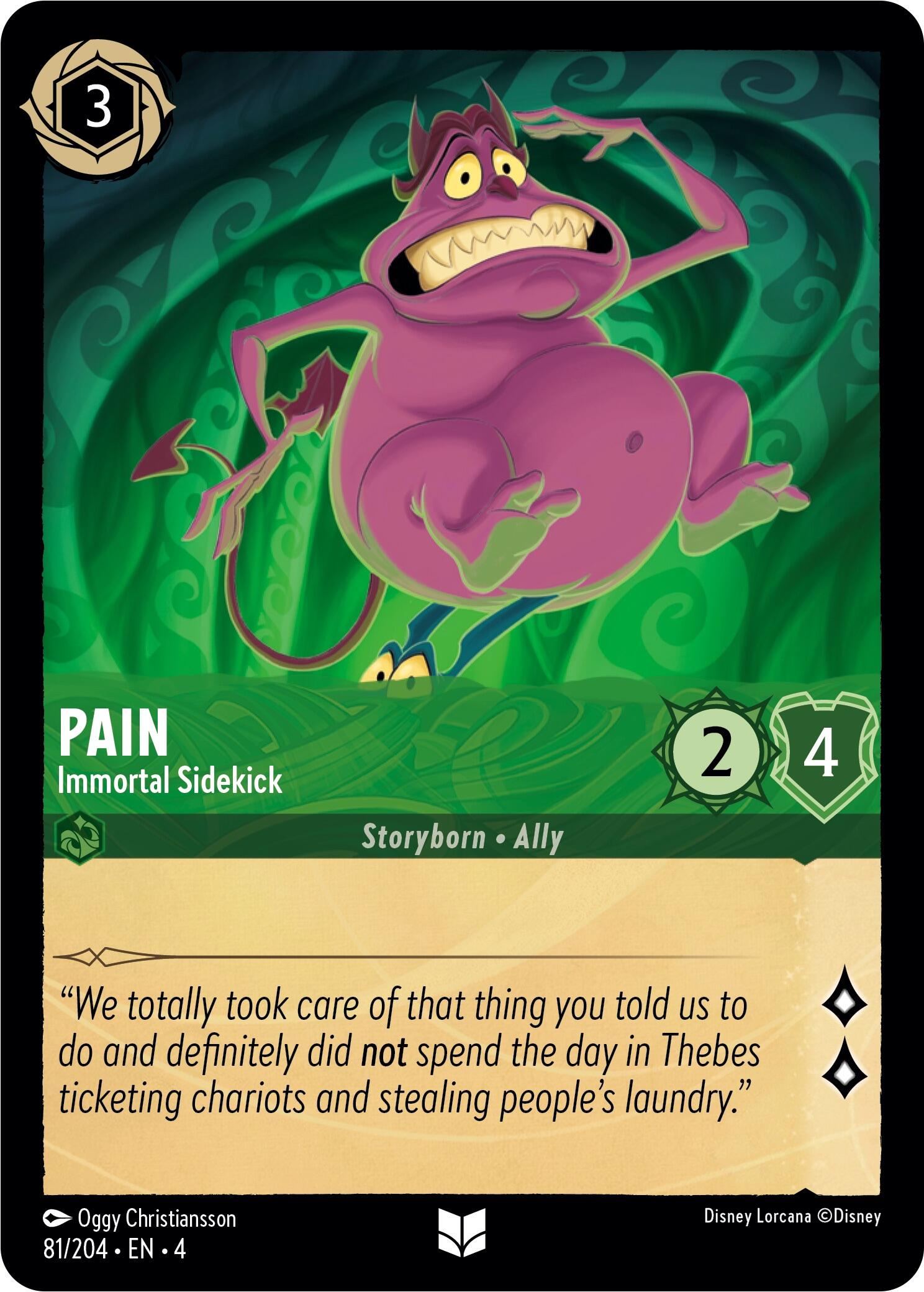 Pain - Immortal Sidekick (81/204) [Ursula's Return] | Jack's On Queen