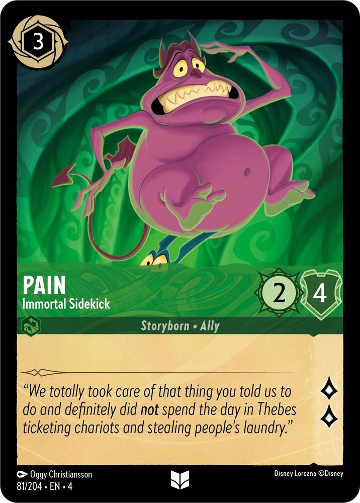 Pain - Immortal Sidekick (81/204) [Ursula's Return] | Jack's On Queen