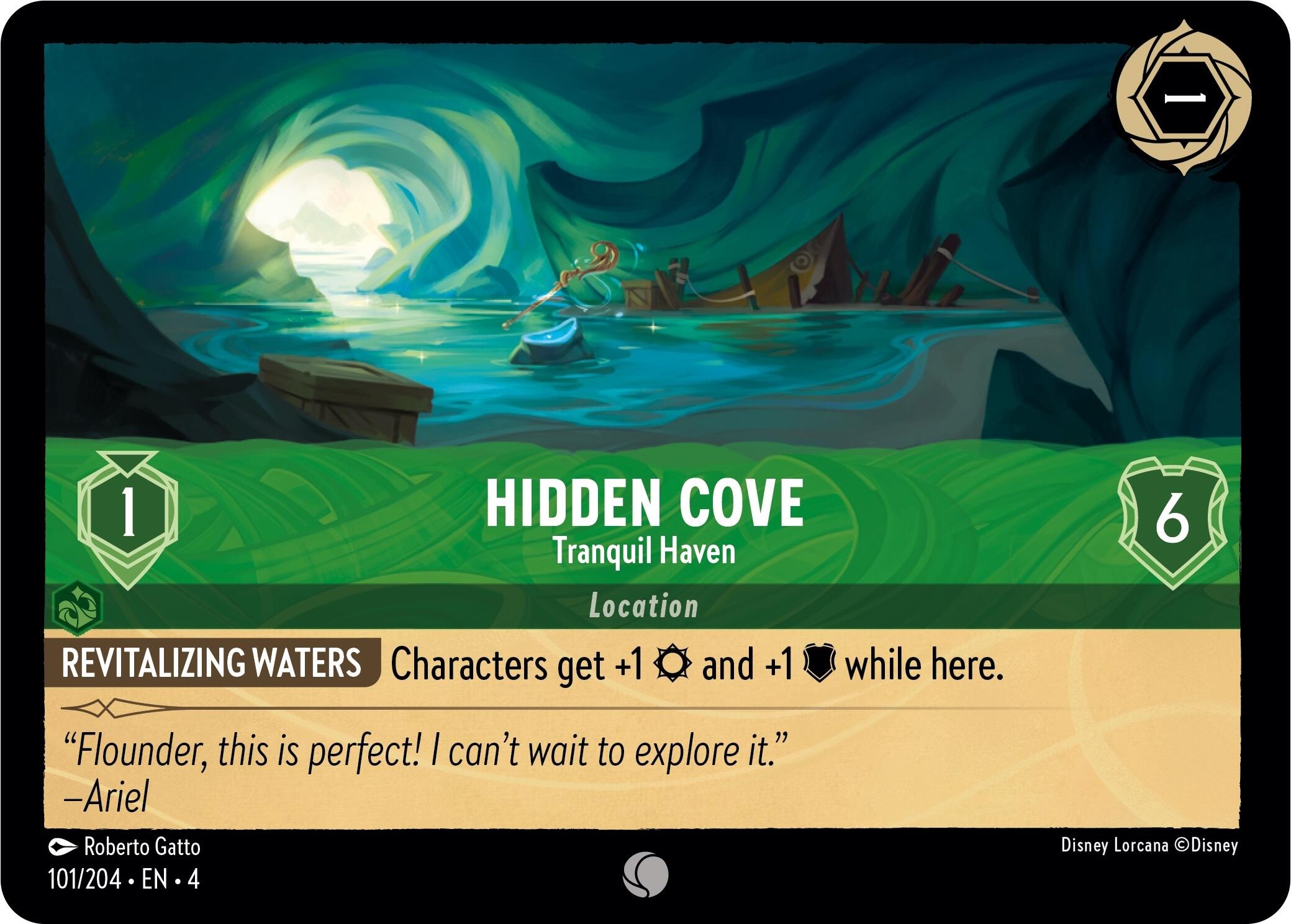 Hidden Cove - Tranquil Haven (101/204) [Ursula's Return] | Jack's On Queen