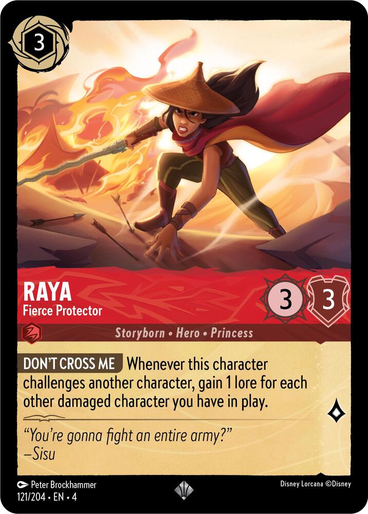 Raya - Fierce Protector (121/204) [Ursula's Return] | Jack's On Queen