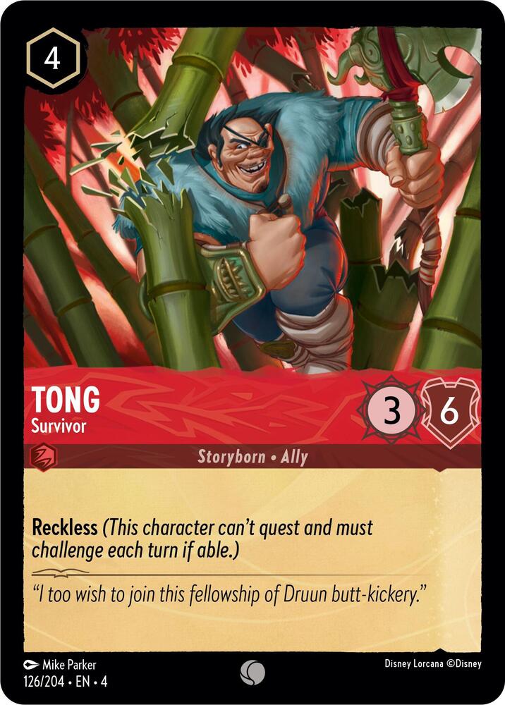 Tong - Survivor (126/204) [Ursula's Return] | Jack's On Queen