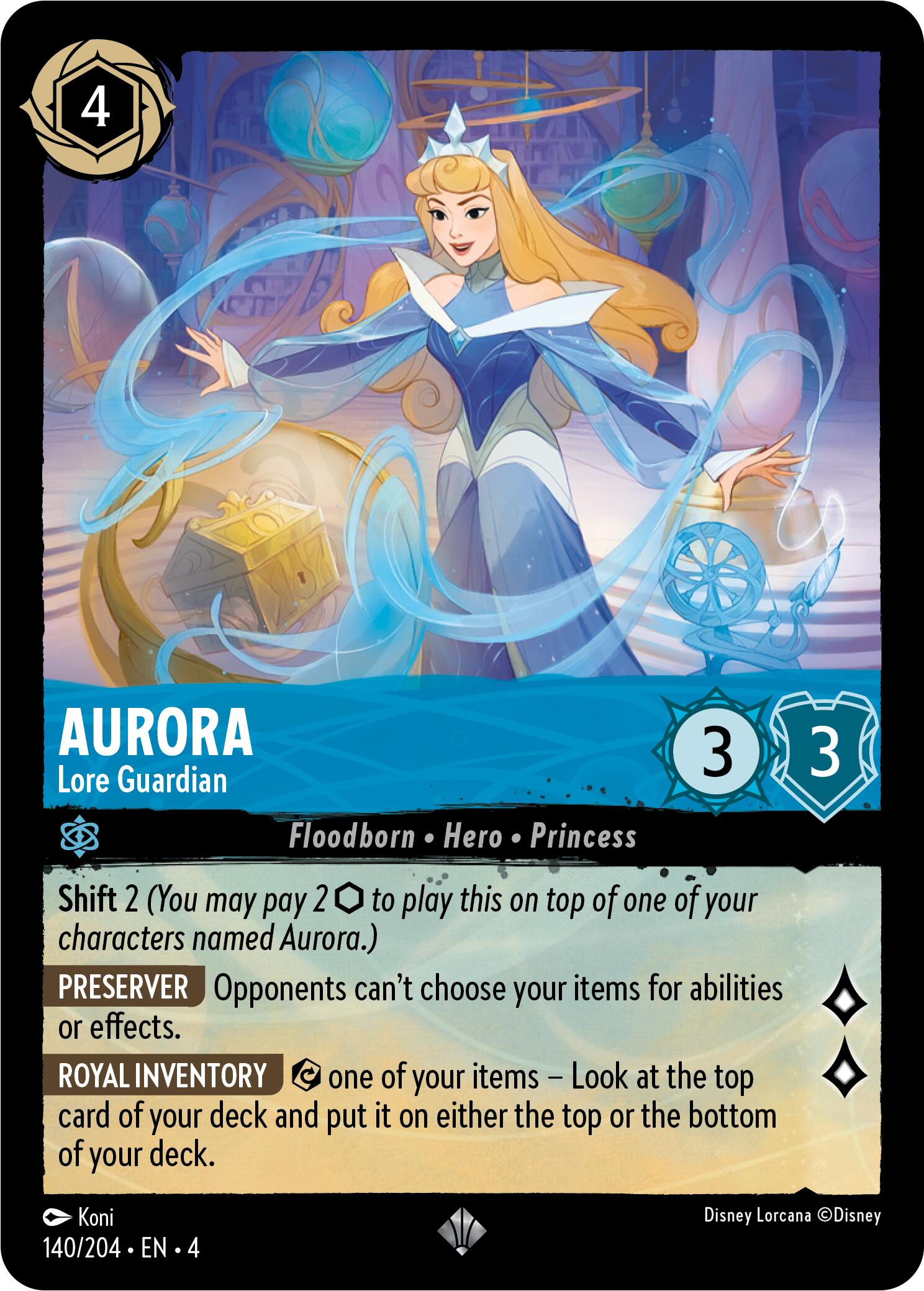 Aurora - Lore Guardian (140/204) [Ursula's Return] | Jack's On Queen