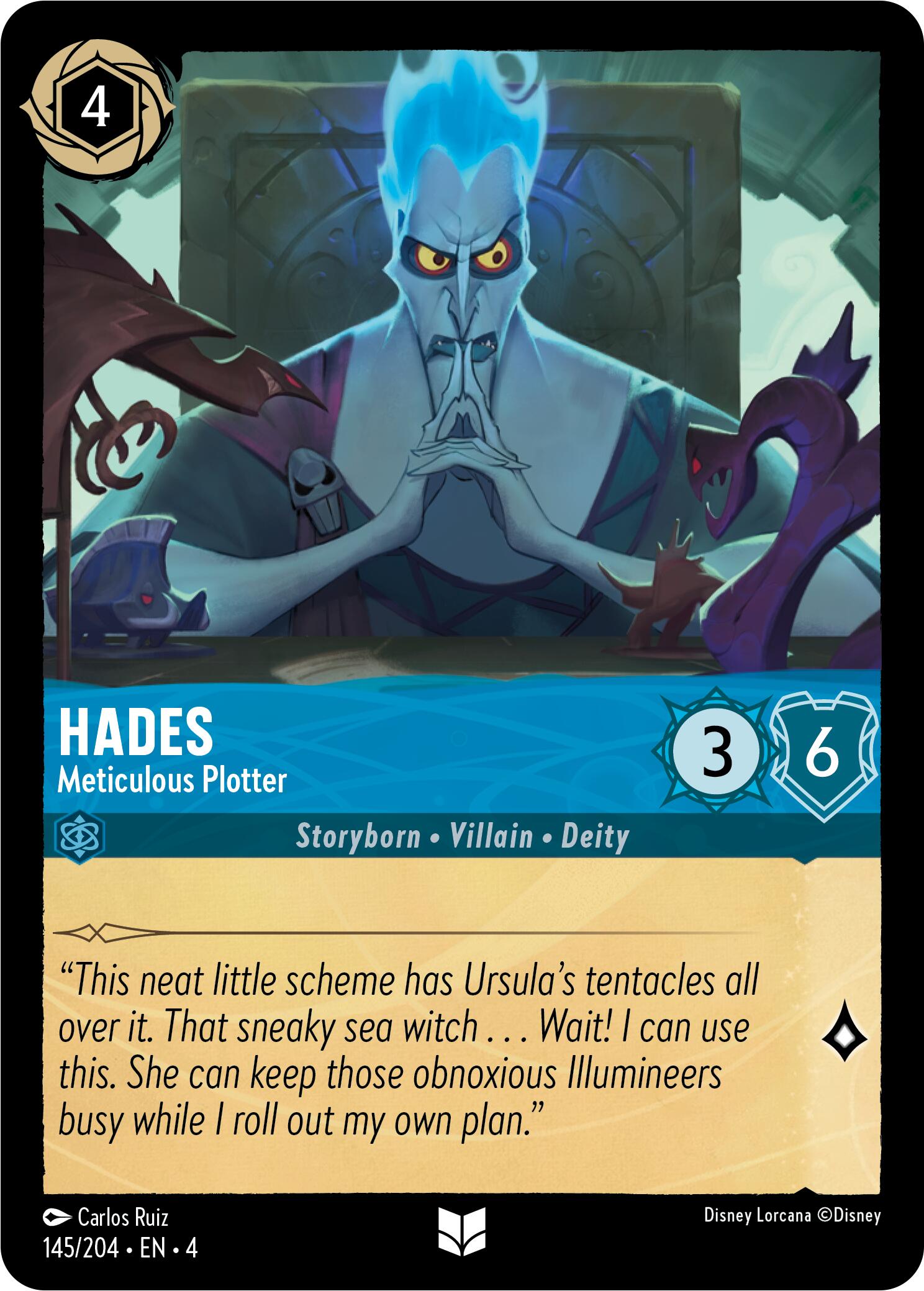 Hades - Meticulous Plotter (145/204) [Ursula's Return] | Jack's On Queen