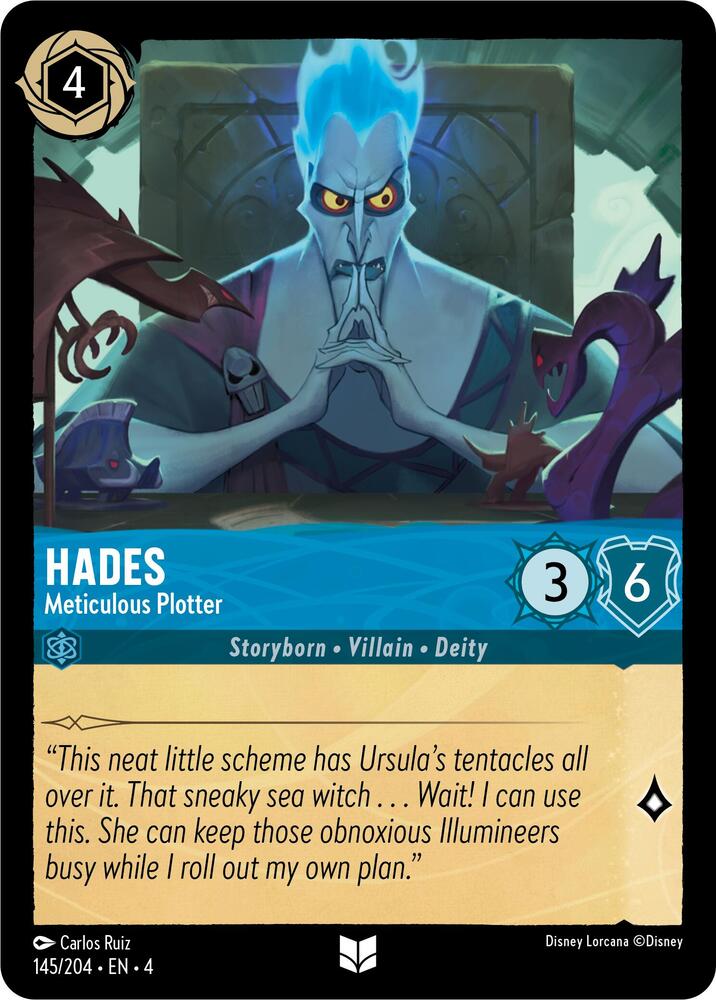 Hades - Meticulous Plotter (145/204) [Ursula's Return] | Jack's On Queen