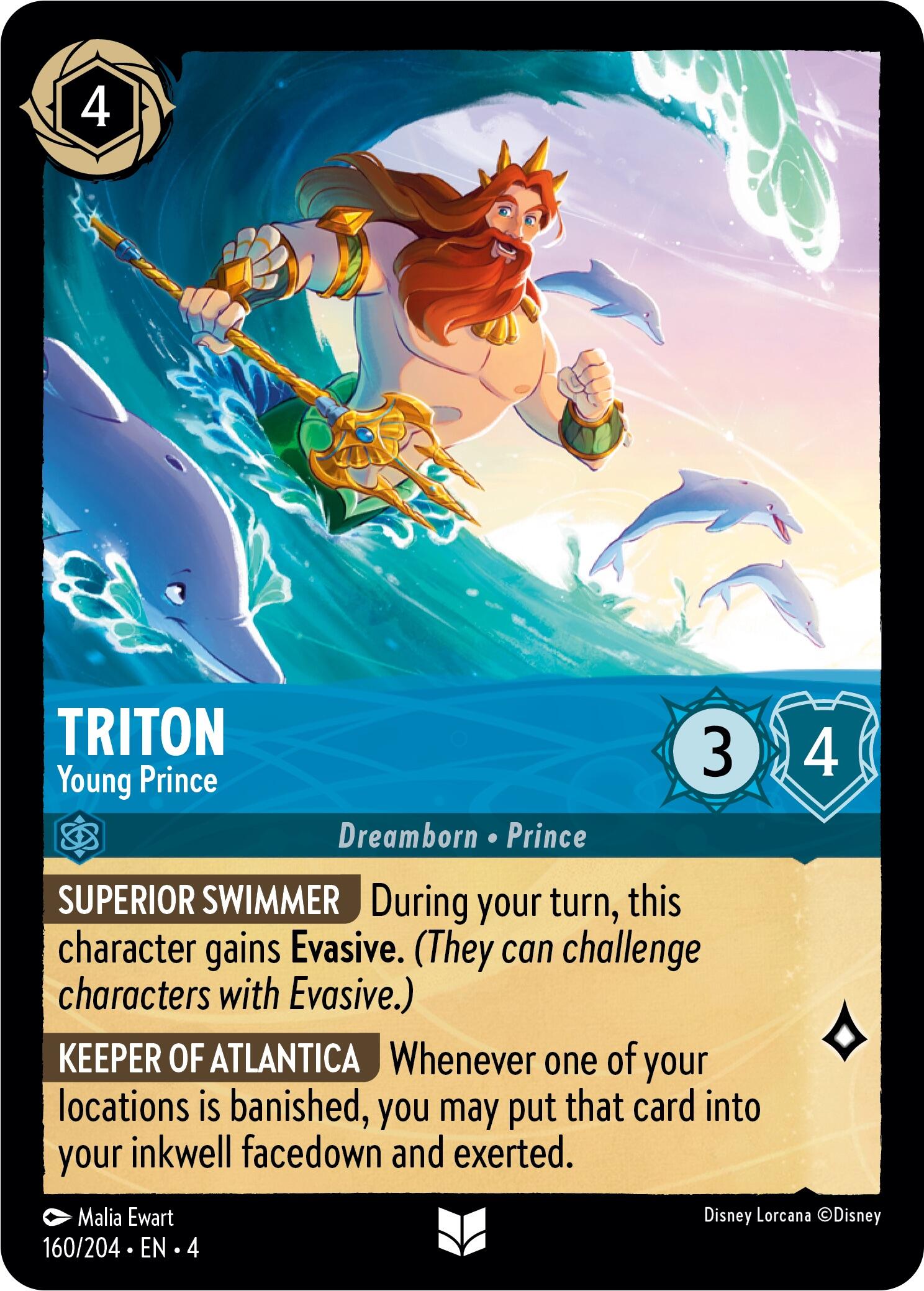 Triton - Young Prince (160/204) [Ursula's Return] | Jack's On Queen