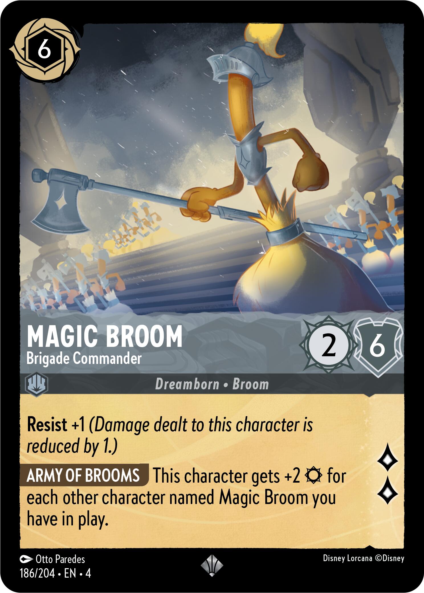 Magic Broom - Brigade Commander (186/204) [Ursula's Return] | Jack's On Queen