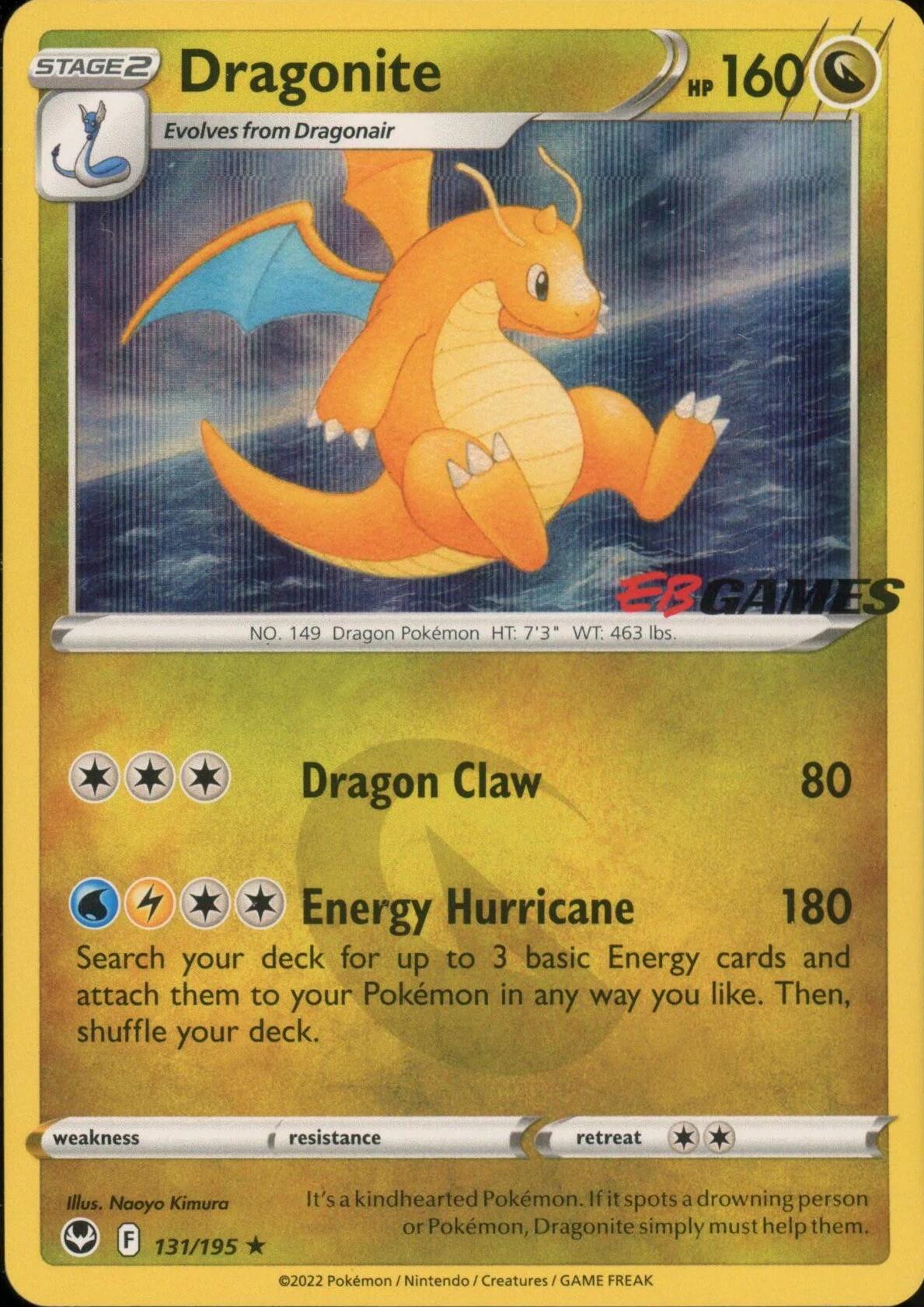 Dragonite (131/195) (EB Games Exclusive) [Miscellaneous Cards] | Jack's On Queen