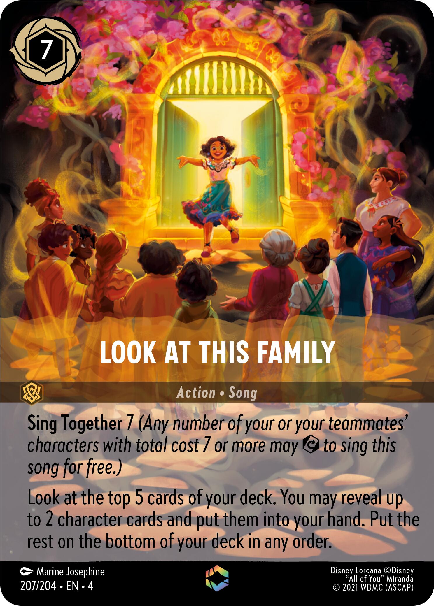Look at This Family (Enchanted) (207/204) [Ursula's Return] | Jack's On Queen
