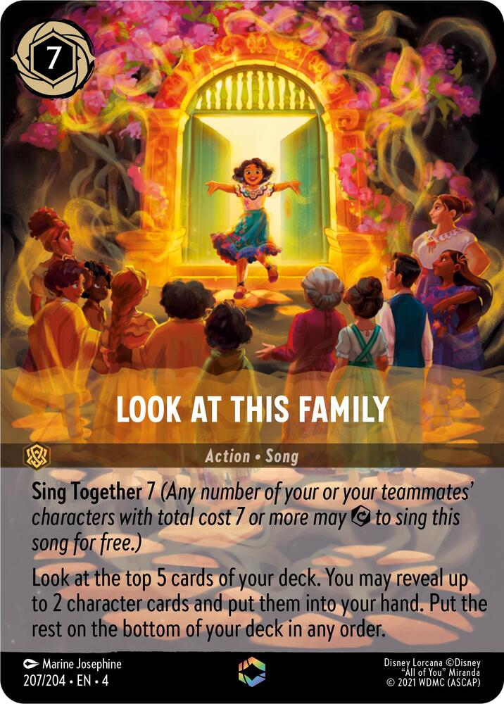 Look at This Family (Enchanted) (207/204) [Ursula's Return] | Jack's On Queen