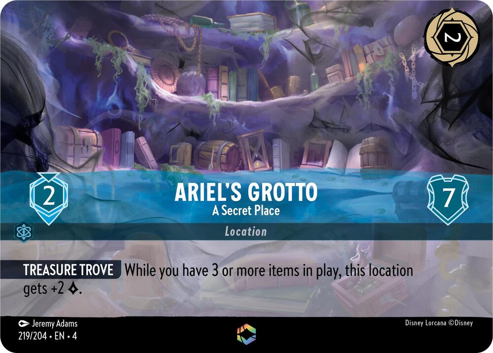 Ariel's Grotto - A Secret Place (Enchanted) (219/204) [Ursula's Return] | Jack's On Queen