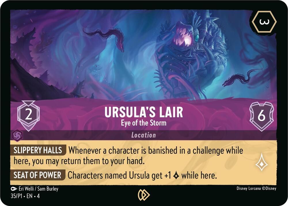 Ursula's Lair - Eye of the Storm (35) [Disney Lorcana Promo Cards] | Jack's On Queen